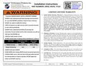 Cequent Performance Products 24932 Instructions D'installation