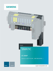 Siemens SIMATIC 6ES7193-6BP /3RK1908-0AP Serie Manuel