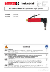 Desoutter Industrial Tools KA312-9FE Instructions Originales