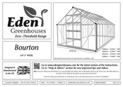 Eden Greenhouses Bourton 3178mm x 6268mm Mode D'emploi