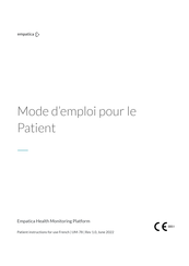 Empatica EmbracePlus Mode D'emploi