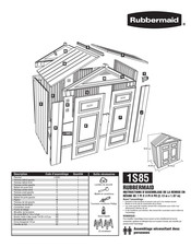 Rubbermaid 1S85 Instructions D'assemblage