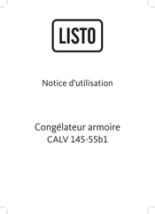 Listo CALV 145-55b1 Notice D'utilisation