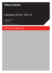 Metso Outotec Lokotrack ST4.10 Traduction Des Instructions D'origine