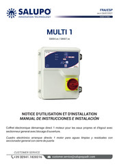 SALUPO MULTI 1 Notice D'utilisation Et D'installation