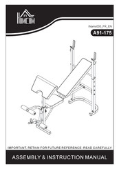 HOMCOM A91-175 Guide D'assemblage