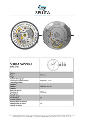 SELLITA SW290-1 Documentation Technique