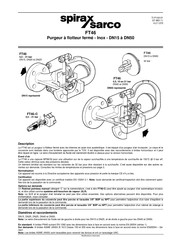 Spirax Sarco FT46 Mode D'emploi