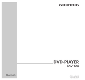 Grundig GDV 200 Mode D'emploi