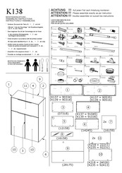 möbelando K138 Instructions D'assemblage