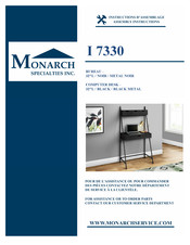 Monarch Specialties I 7330 Instructions D'assemblage