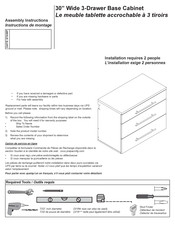 Prepac BSCW-0730-1 Instructions De Montage