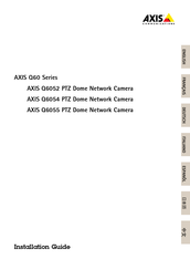 Axis Communications Q6054 PTZ Guide D'installation