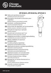 Chicago Pneumatic CP 0122 SL Prescriptions De Sécurité Et Instructions Pour L'opérateur