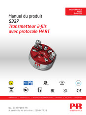 PR electronics 5337 Manuel Du Produit