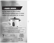 Black & Decker Home RC426 Mode D'emploi