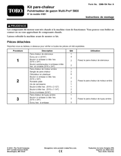 Toro Multi-Pro 5800 Instructions De Montage