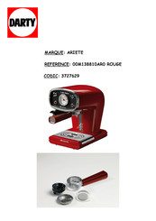 Ariete Cafe Retro Manuel D'utilisation