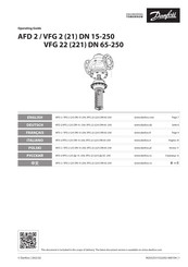 Danfoss VFG 22 Guide D'utilisation