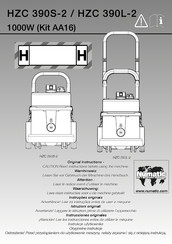 Numatic HZC 390S-2 Instructions