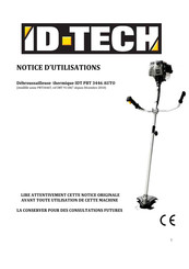ID Tech IDT PBT 3556 AUTO Notice D'utilisation