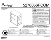 Ameriwood HOME 5276056PCOM Instructions D'assemblage