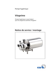 KSB Vitaprime 42-146 Notice De Service / Montage