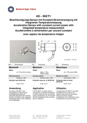 Brüel & Kjaer Vibro AS-062/T1 Mode D'emploi