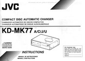 JVC KD-MK77C Manuel D'instructions
