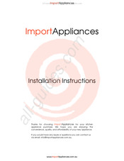 ImportAppliances LF457CA60 Notice De Montage