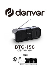 Denver BTG-158 Mode D'emploi