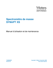 WATERS CORPORATION SYNAPT XS Manuel D'utilisation Et De Maintenance