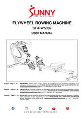 Sunny Health & Fitness SF-RW5856 Instructions D'assemblage