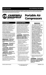 Campbell Hausfeld FP Série Instructions D'utilisation