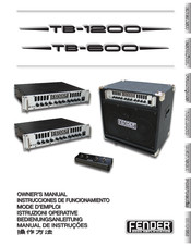 Fender TB-1200 Mode D'emploi