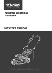 Hyundai power products HTDE421RP Instructions Originales