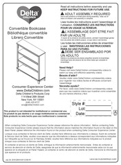 Delta Children Convertible Bookcase Instructions De Montage