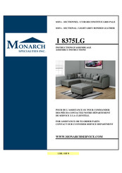 Monarch Specialties I 8375LG Instructions D'assemblage