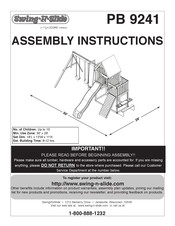 Swing-N-Slide pb 9241 Instructions D'assemblage