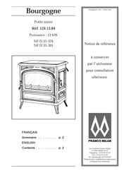 FRANCO BELGE Bourgogne NF D 35-376 Notice De Référence