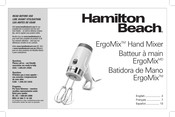 Hamilton Beach ErgoMix 62668 Mode D'emploi
