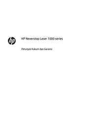 HP Neverstop Laser 1000 Série Mode D'emploi