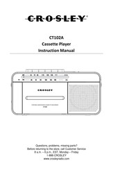 Crosley CT102A Manuel D'utilisation