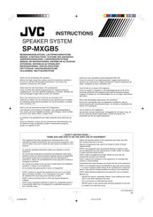JVC SP-MXGB5 Manuel D'instructions
