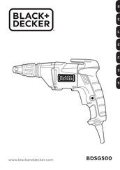 Black & Decker BDSG500 Traduction Des Instructions Initiales