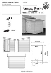 Luoman Annexe Rusko Instructions De Montage