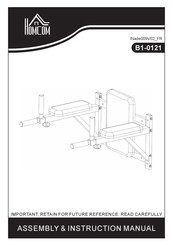 HOMCOM B1-0121 Instructions De Montage Et D'utilisation