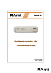 Rami PCS 212 Manuel Utilisateur