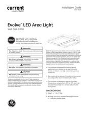 GE Current Evolve LED Area Light Guide D'installation