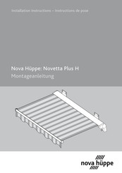 nova hüppe Novetta Plus H Instructions De Pose